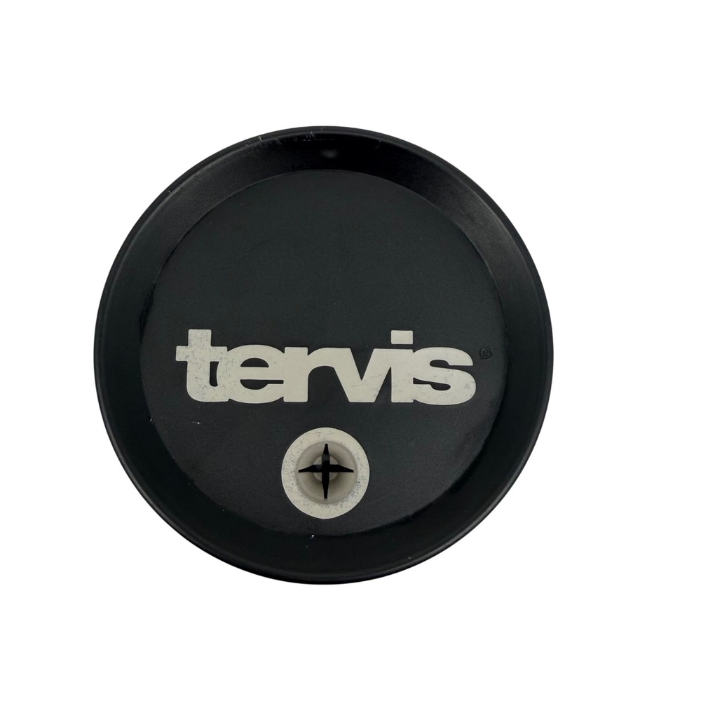 Tervis Replacement Lid Black 24oz Tumbler Straw Hole Travel Mug Cover Accessory